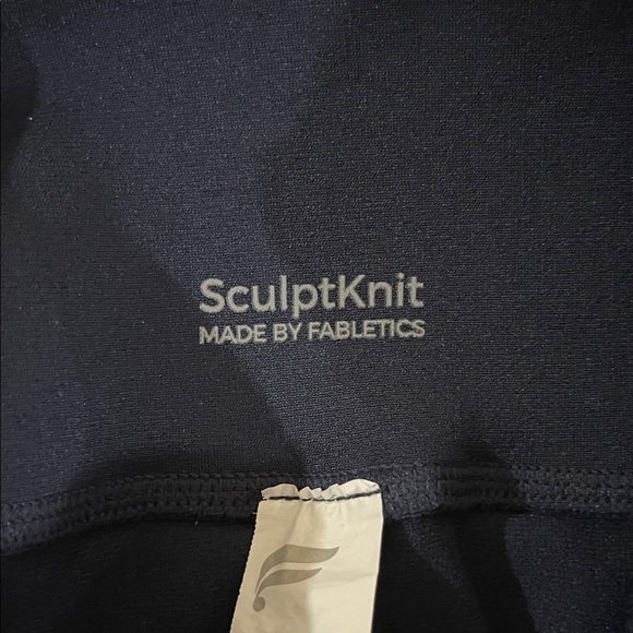 Fabletics SculptKnit Cropped 10-inch High Rise Leggings - Picture 2 of 6